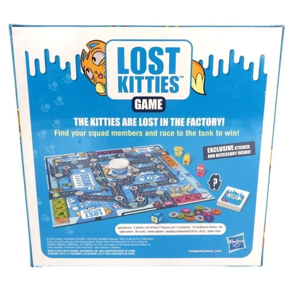 LOST KIDDIES Children's Family Board Game ages 5+ HASBRO 2018, NEW